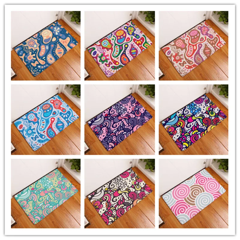 Новинка 2017 коврики известные цвета с принтом драгоценностей для ванной кухни