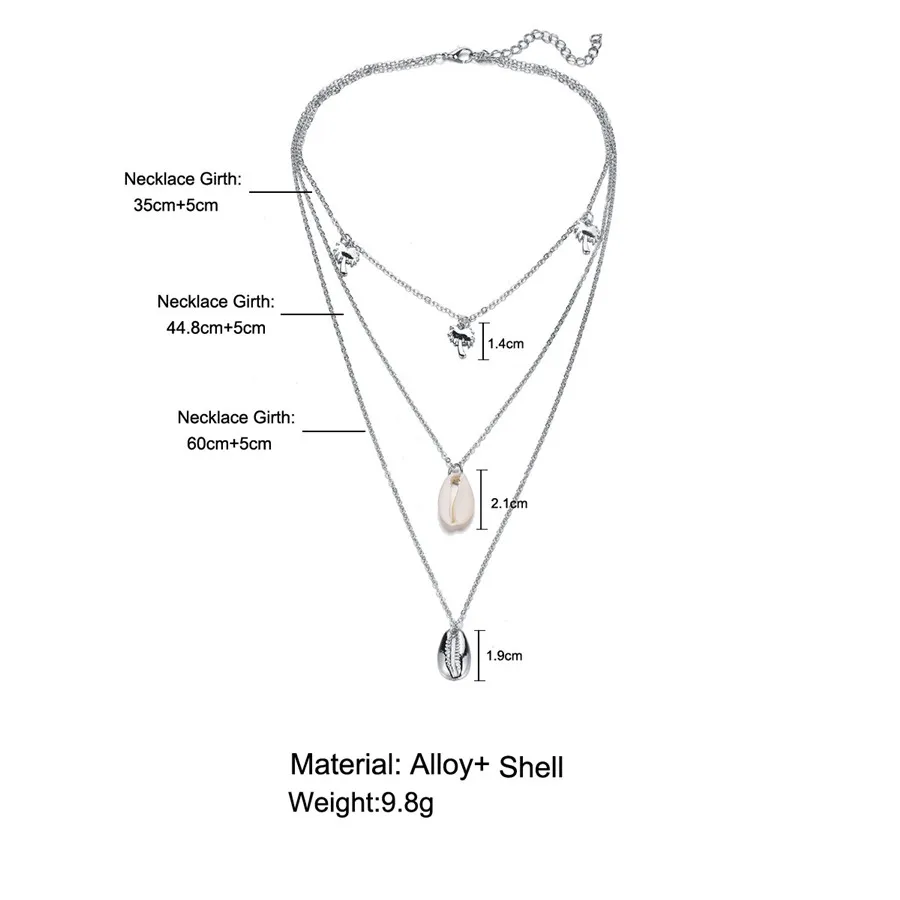 Женское Ожерелье в стиле бохо RAVIMOUR Винтажное колье-чокер золотистого цвета с