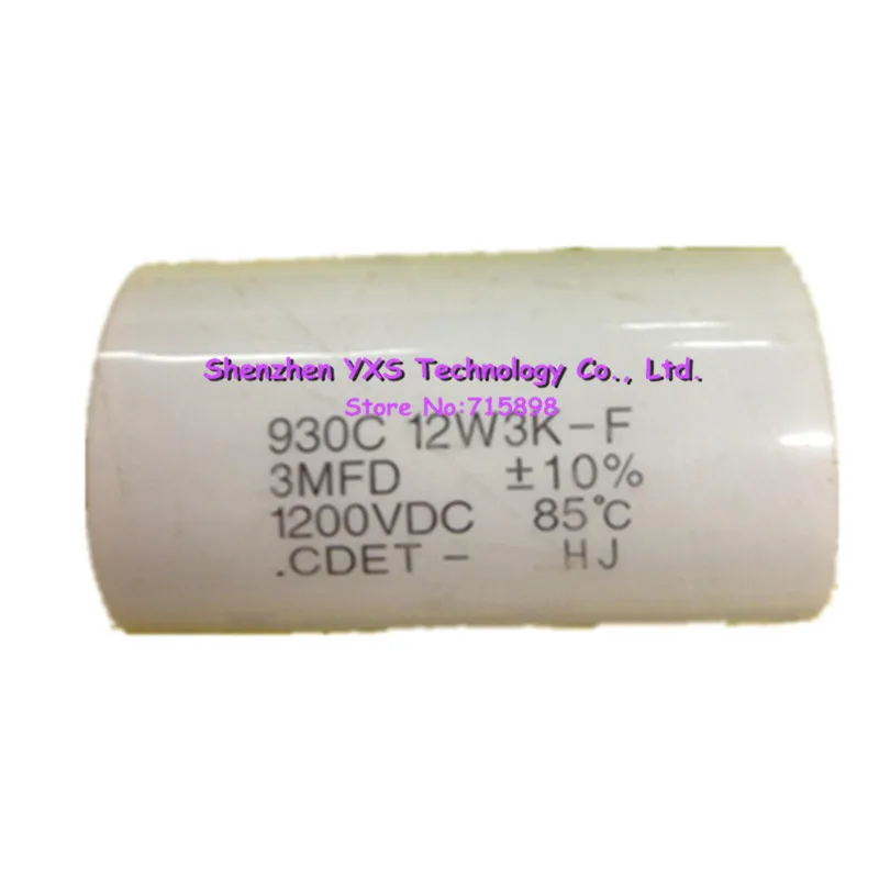 CDE 3UF 1200VDC Noninductive Capacitor 930C12W3K-F Absorption | Электроника