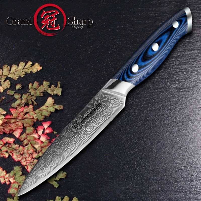 Grandsharp 2 шт набор ножей из дамасской стали Дамасская японская нержавеющая сталь VG10