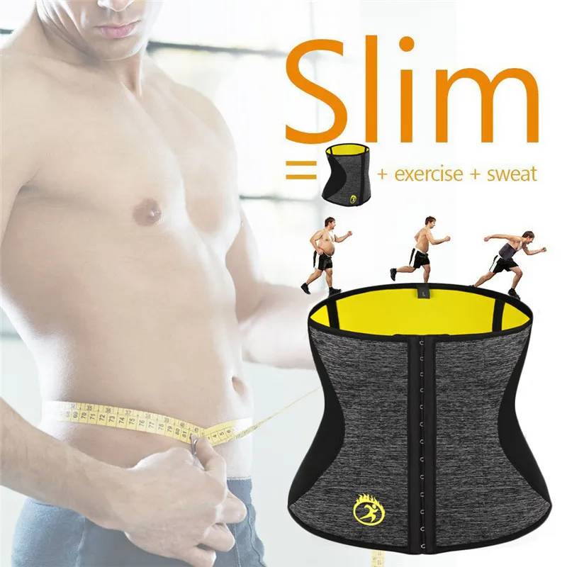 NINGMI Slim Body Shapers для мужской талии тренажер неопреновый корсаж с эффектом сауны Cincher тонкий моделирующий пояс для похудения пояс Корректирующее белье