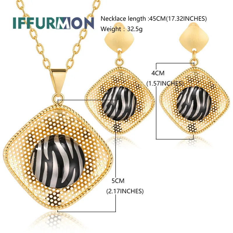 Iffurmon Ювелирные наборы для Для женщин геометрический Роскошные вечерние