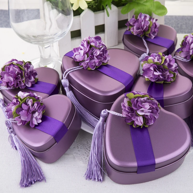 20 шт. жестяные свадебные коробочки для конфет в виде сердца|wedding wholesale|wedding candywedding