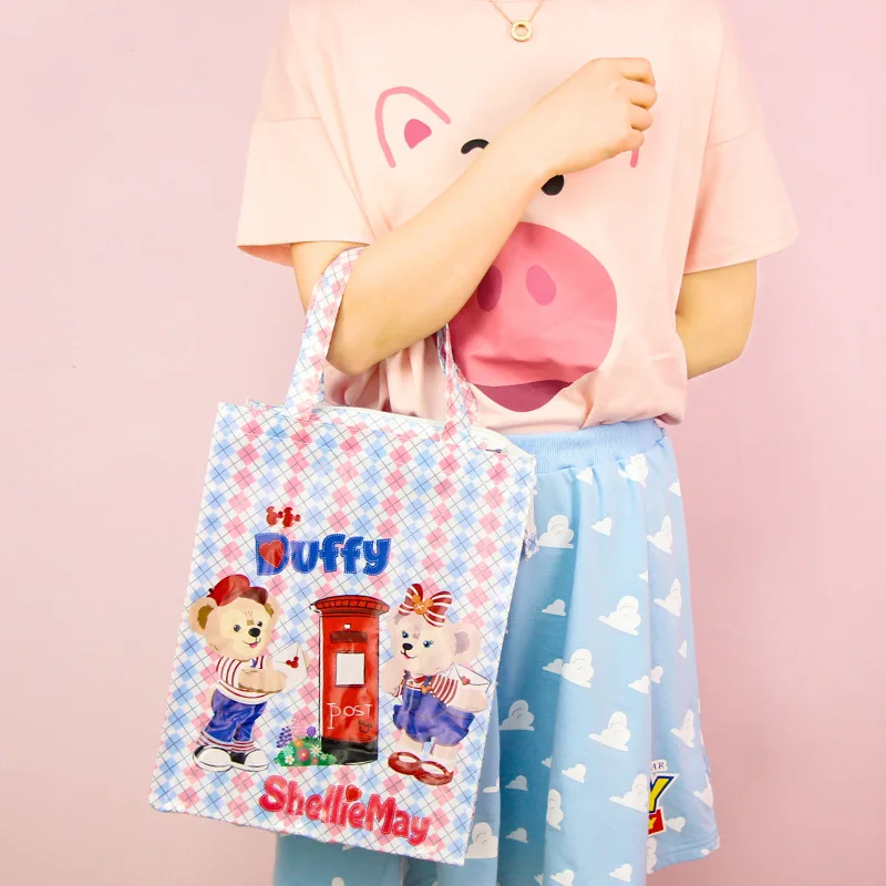 Большой мультфильм Медведи Duffy и shelliemay Stellalou Gelatoni плюшевый рюкзак милый аниме мягкие игрушечные лошадки плеча хозяйственные сумки для обувь девоч