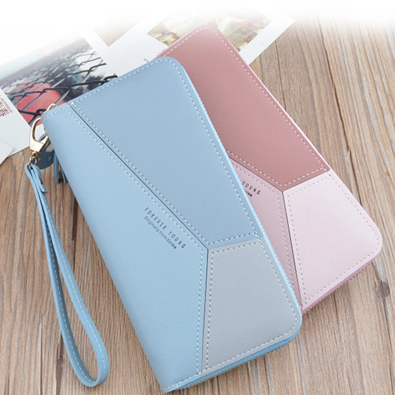 2019 женский бумажник на молнии сумка портфеле большой Bolso Mujer кошелек милый