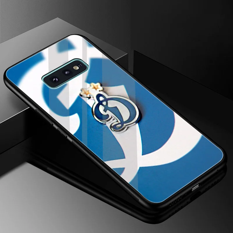Стеклянный чехол из ТПУ с логотипом &quotДинамо&quot для Samsung Galaxy Note 8 9 S10 S7 Edge S8 S9