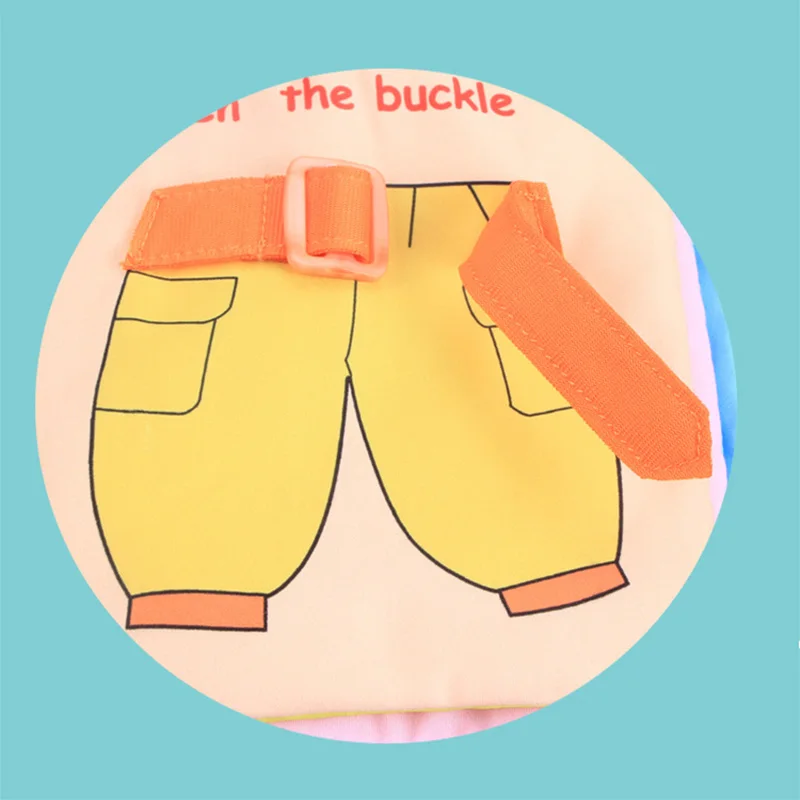 Детская тренировочная тканевая книга My First Book Braid Girl Learning Resources Baby Development детская