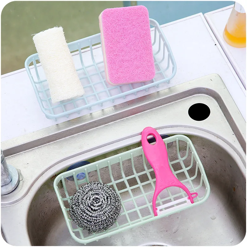 Multifunction Kitchen Bathroom Cosmetics Finishing Storage Shelves Hook Household Traceless Strong Sucker Racks Hanger | Дом и сад
