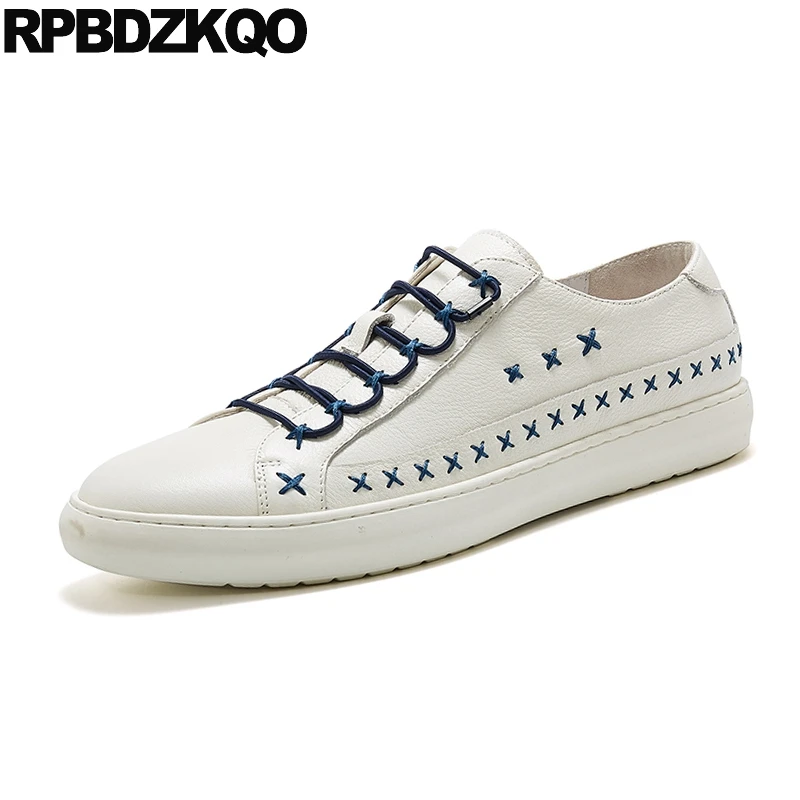 Shoes Brand Famous 2021 Sneakers Real Leather Luxury New Men Runway Skate White Popular Genuine Comfort High Quality Trainers |