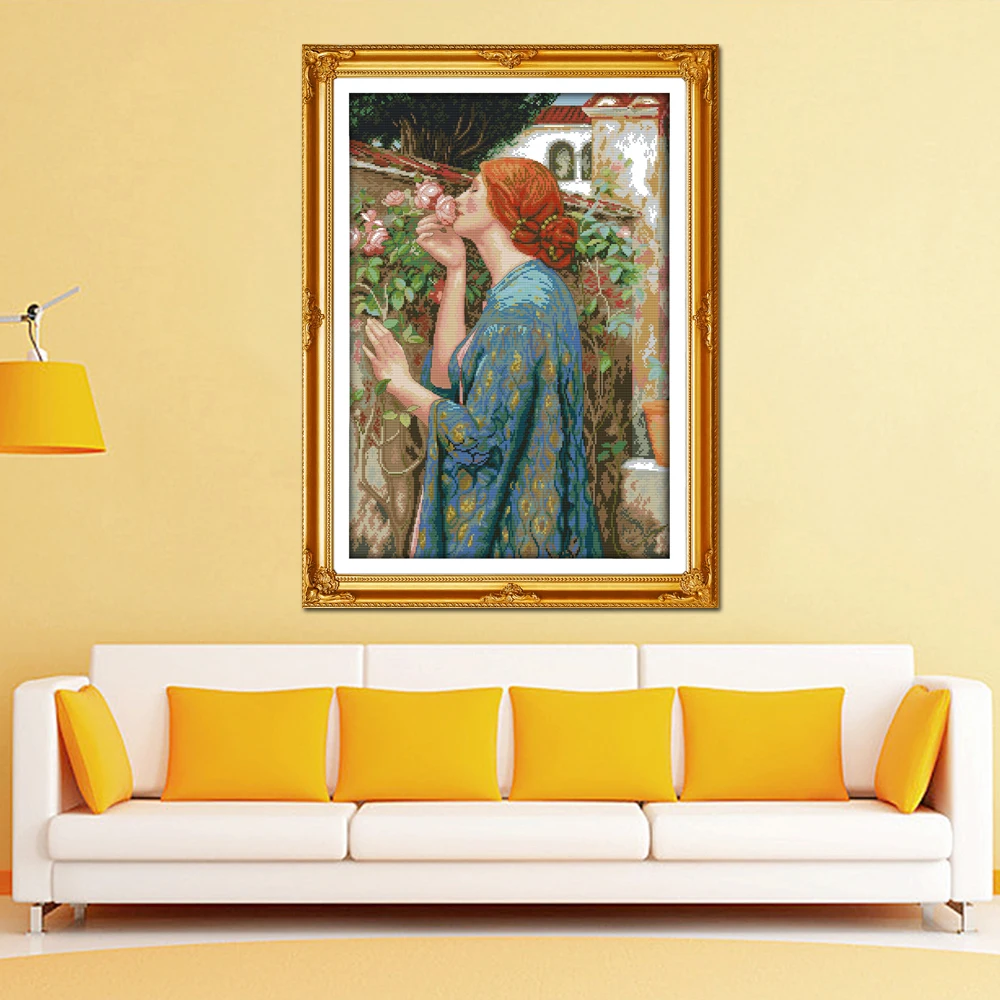 Joy Sunday женские и цветочные украшения для дома R896 14CT 11CT счетные штампованные