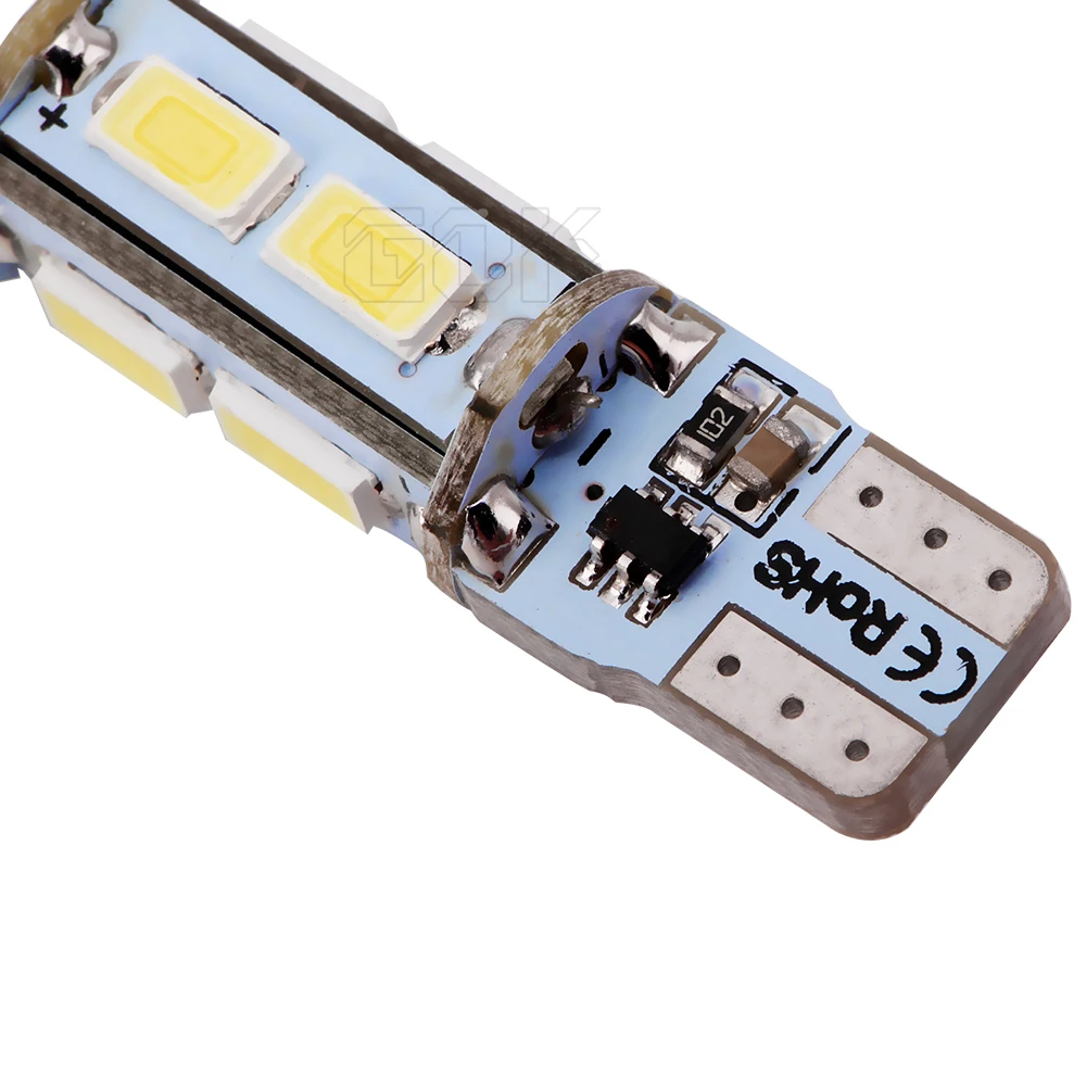 100 шт./лот T10 светодиодная стробоскопическая вспышка ing W5W 9SMD led 5630 5730 t10 9