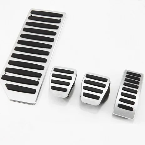 MT 4pcs Алюминиевый сплав стайлинга автомобилей Педали чехол для Audi A1 A2 A3 TT VW Golf 3 4 GTi Polo 9N3 Skoda Fabia Octavia Roomste SEAT Ibiza - Название цвета: MT 4pcs