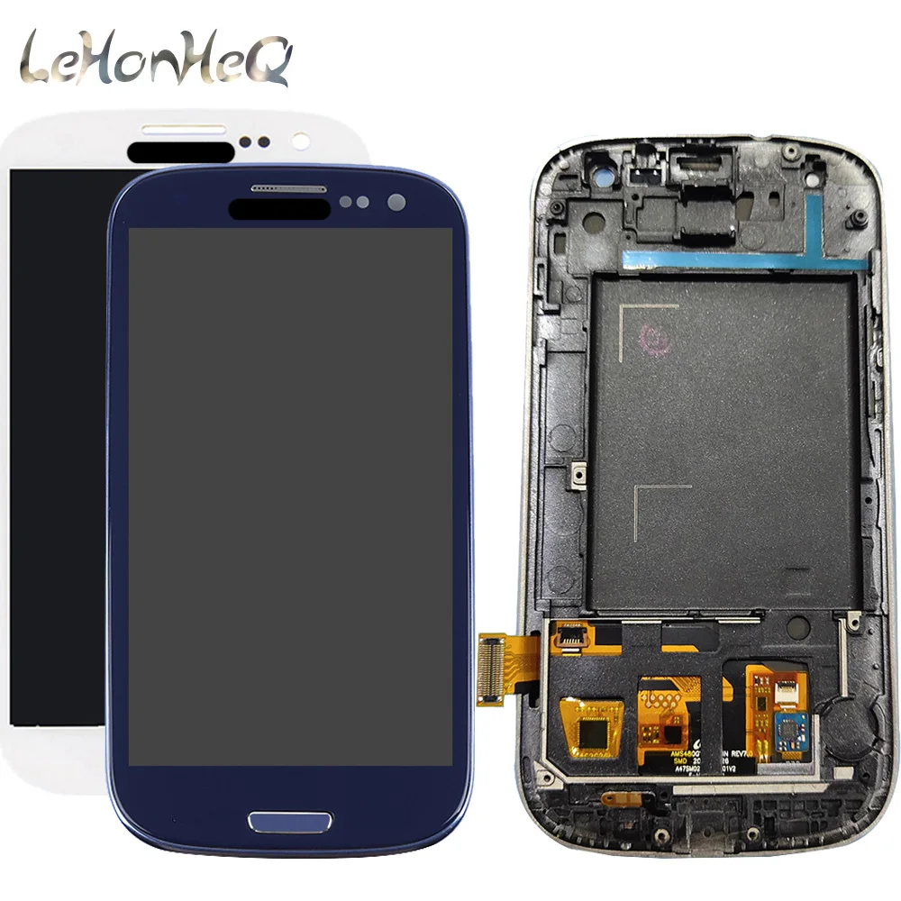 Тест S3 TFT lcd с рамкой для samsung Galaxy i9300 i9300i i9308i дисплей кодирующий преобразователь
