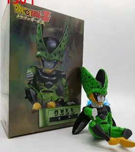 with retail box 13 см Dragon Ball Z Majin Buu Majin Boo CELL Freeza frieza фигурка экшн-фигура ПВХ игрушки коллекция кукла аниме мультфильм модель - Цвет: with retail box