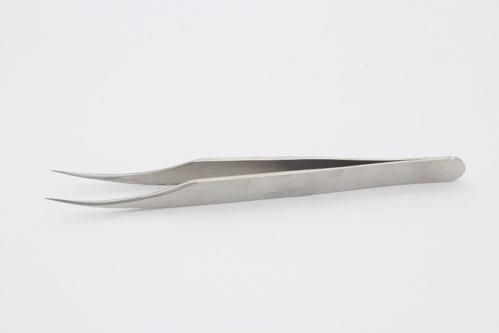 1 шт. Пинцет для ресниц безопасный антистатический Изогнутый пинцет из