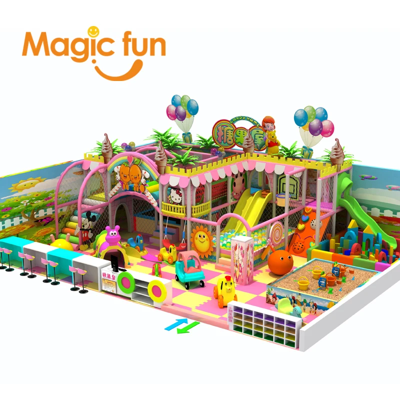 Детская пластиковая игровая площадка MAGIC FUN | Спорт и развлечения