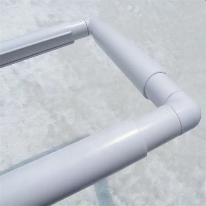 1PC Plastic Square Embroidery Frame Adjustable Cross Stitch Hoop Ring Professional DIY Sewing Tool About 20*20cm | Дом и сад