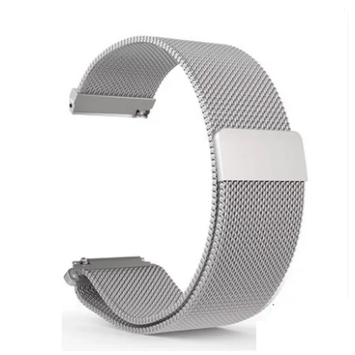 Ремешок для часов из нержавеющей стали для huawei TalkBand B5 ремешок для часов Миланская петля сменный Браслет быстрая установка - Цвет: Серебристый