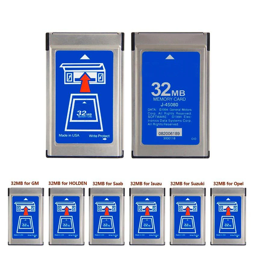 Для G M Tech 32MB карта с 6 программным обеспечением автомобильный диагностический