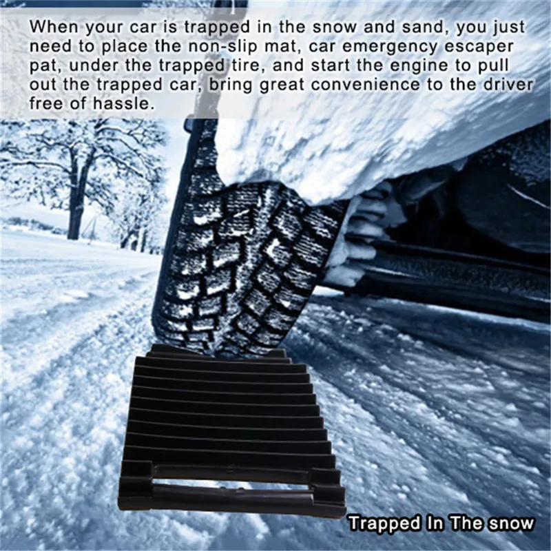 Car Snow Mud Sand Pass Tire Anti Skid Chain Patch Winter Auto Outdoor Tyre Wheel Nonslip Pad Emergency Mat Snow car-styling