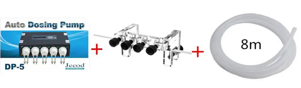 Jecod DP-5 a set Jebao/Jecod DP-5 автоматическое дозирование насос перистальтики насос 5 канал дозатор аквариум Коралловый риф автоматической подачи жидкого мыла - Цвет: Jecod DP-5 a set