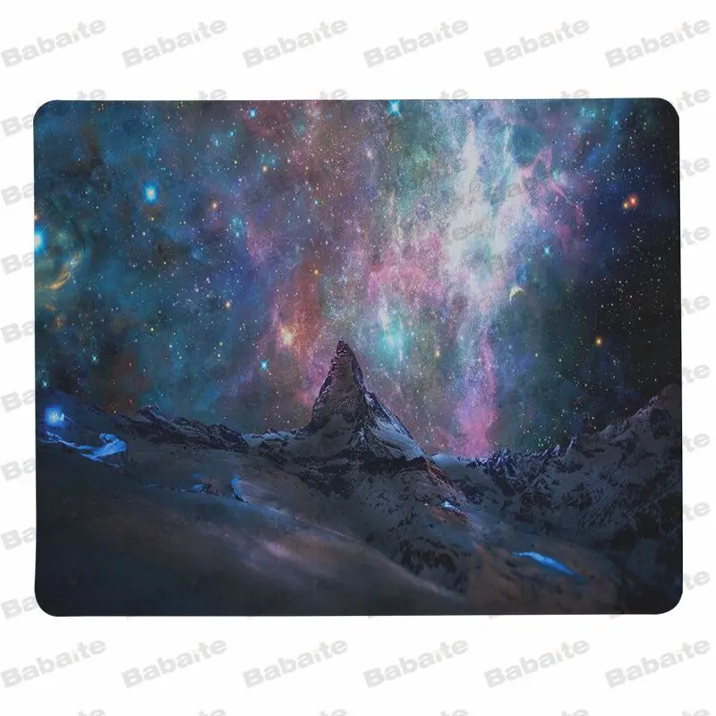 Babaite Space уникальный настольный коврик для мыши Размер 25x29 см скоростной