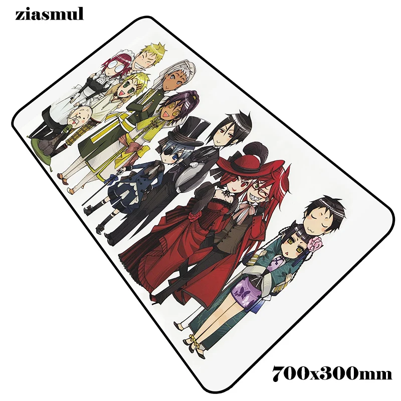 Size 700x300x2mm Черный Дворецкий padmouse 700x300x2 мм игровой коврик для мыши силиконовый геймер компьютерный стол индивидуальный коврик notbook mousemate pc - Цвет: Size 700x300x2mm