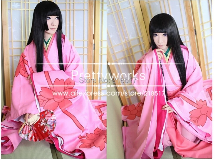 Кимоно для косплея эко клан нуригион без волка косплей костюм Хэллоуина|kimono