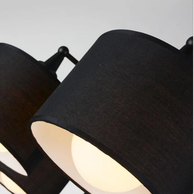 Светодиодная лампа e27 из железной ткани в скандинавском стиле светодиодный