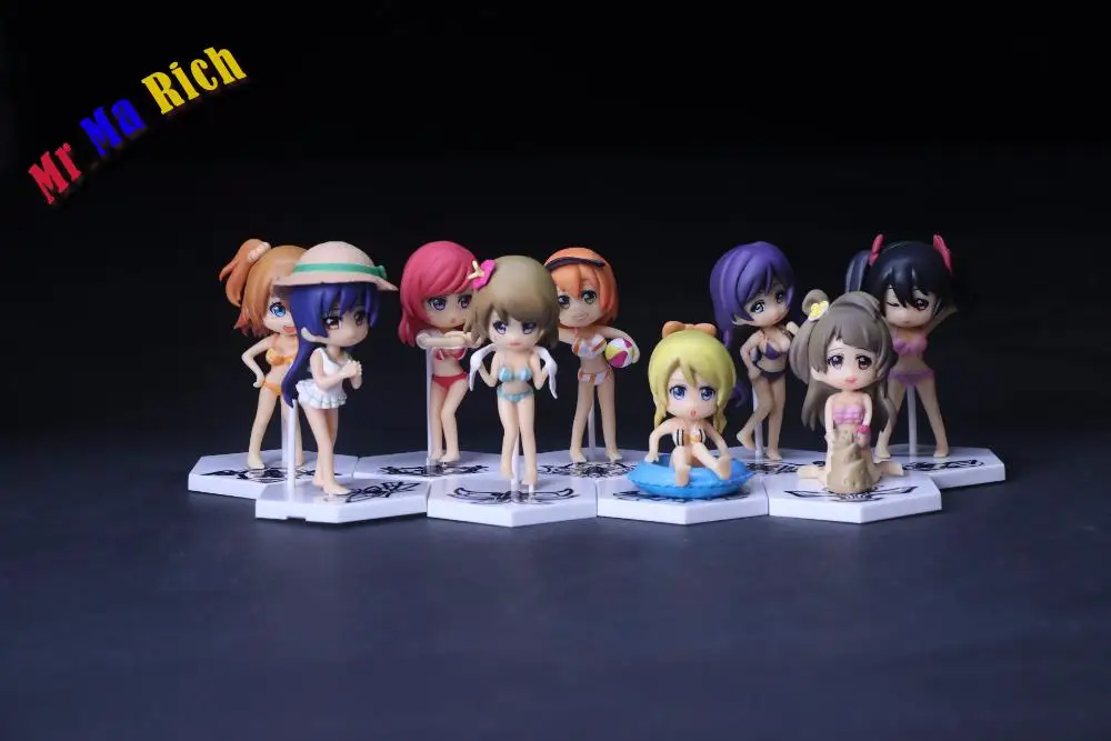 Аниме Love Live! Honoka Kousaka Kotori Minami Maki Nishikino Nico Yazawa ПВХ фигурка Коллекционная модель