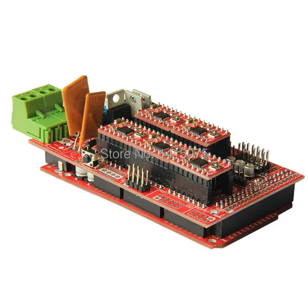Экран Geeetech Reprap Ramps 1 4 + шаговый Драйвер A4988 наборы Iduino Mega R3 для 3D принтера|reprap ramps