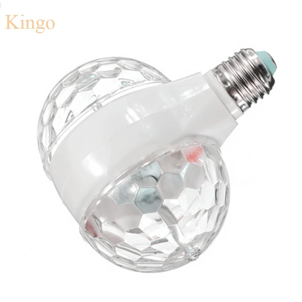 Новый светодиодный сценический светильник с двойной головкой rgb хрустальный шар