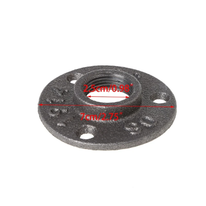 Новое поступление резьбовой фланец 1/2 &quot3/4&quot железные фитинги для труб
