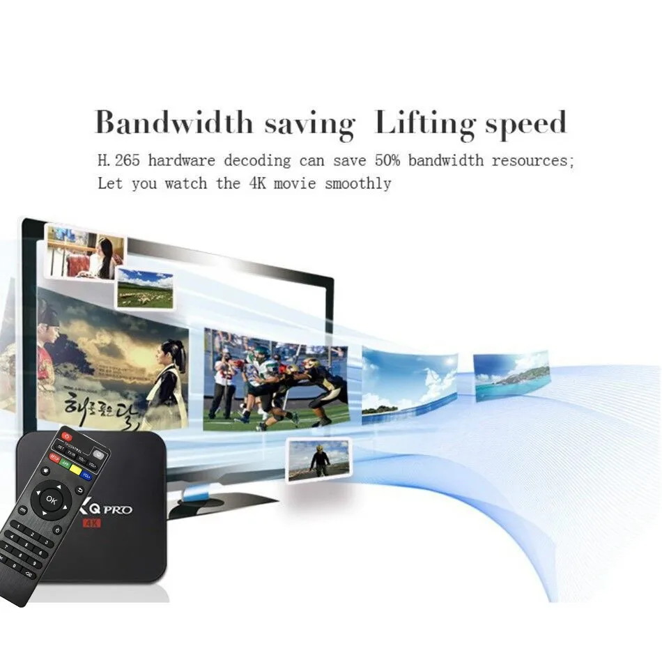 MXQ PRO 4K RK3229 четырехъядерный процессор 64 бит Android 7 1 Гб ram 8 rom tv Box 2 4G wifi HD Smart