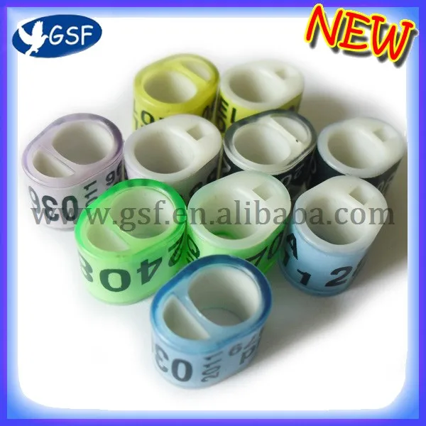 Easy to identify iComRing plastic pigeon ring with customized information draw in have many colors | Дом и сад