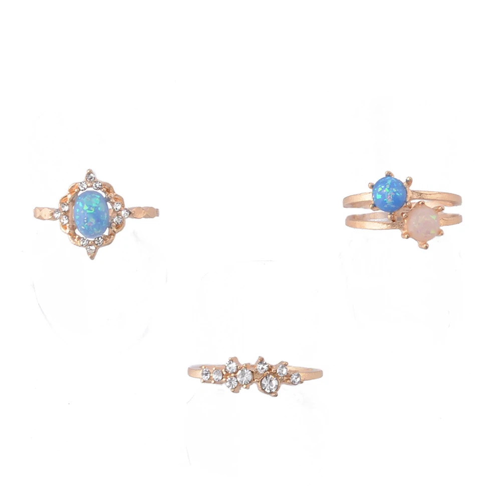 4 шт./компл. женские простые Камни с геометрическим рисунком украшением в виде