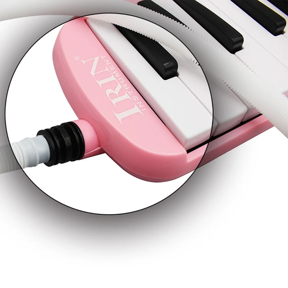 IRIN Pink 32 клавиши Melodica с портативной сумкой для переноски музыкальный инструмент