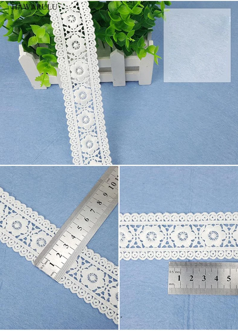 HAWARULU 2 ярда DIY свадебное платье аксессуары из кружевной ткани кружева полоски свадебное украшение Рождественские украшения для дома