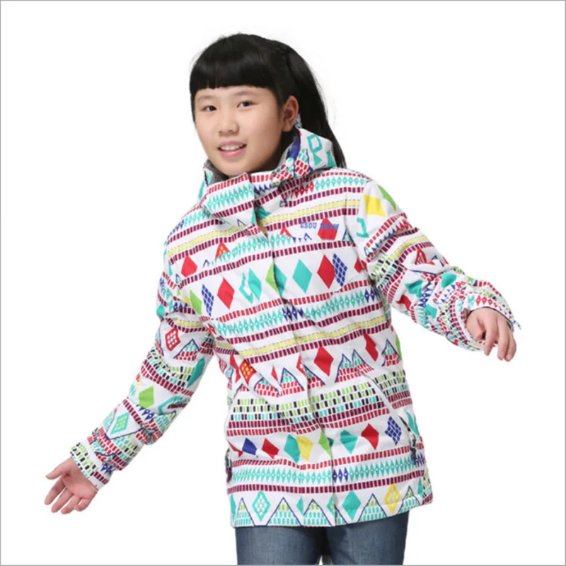 Gsou Snow Brand Girls Ski Jacket Waterproof Kids Skiing Jackets Winter Outdoor Children Sport Suit High Quality Coat | Спорт и