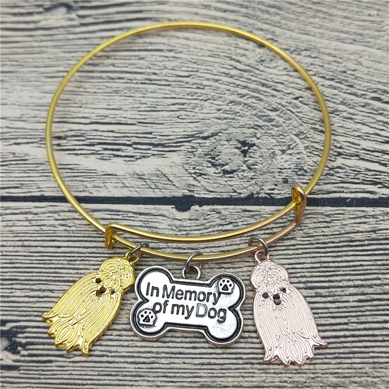 Модные новые винтажные браслеты Shih Tzu милые с собакой модные украшения для