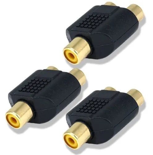 Y разветвители RCA (1 гнездовой разъем на 2 гнездовых разъема) AV аудио/видео