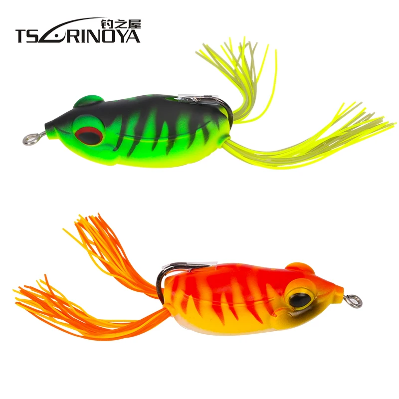 TSURINOYA 3 шт. приманка лягушка 65 мм 13 5 г Topwater рыболовная Лягушка один VMC крючок Isca