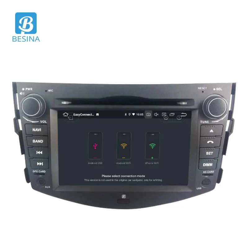 Besina Android 10 Car DVD Player For Toyota RAV4 Rav 4 2007 2008 2009 2010 2011 Multimedia GPS Navigation Stereo 2Din Radio | Автомобили и