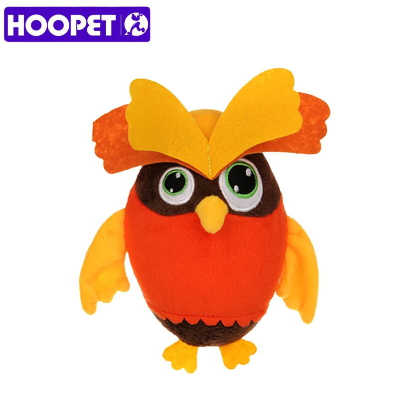 HOOPET Сова Форма игрушка собака щенок кошка обучение писк игрушка звук интерактивный инструмент питомец