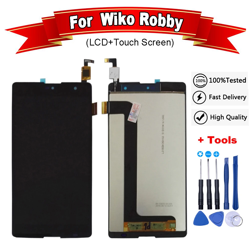 Хорошее качество для Wiko S-Kool Robby ЖК-дисплей + кодирующий преобразователь