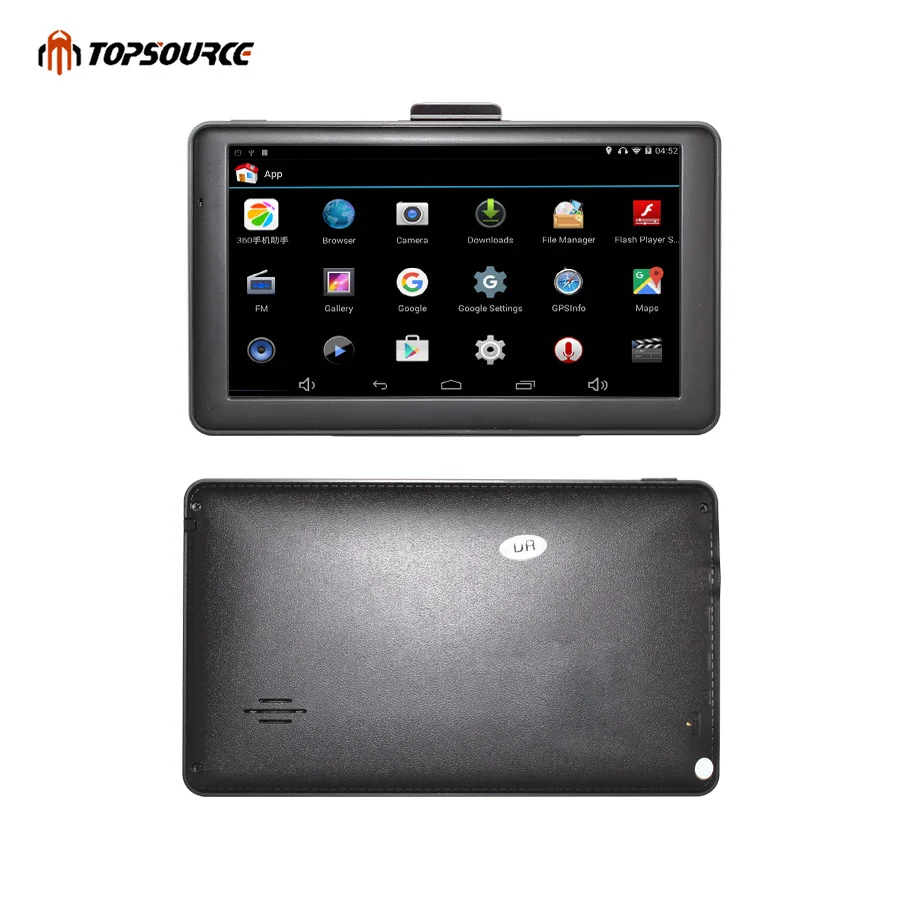 TOPSOURCE автомобильный gps навигатор Android WIFI Bluetooth FM Автомобильный sat nav