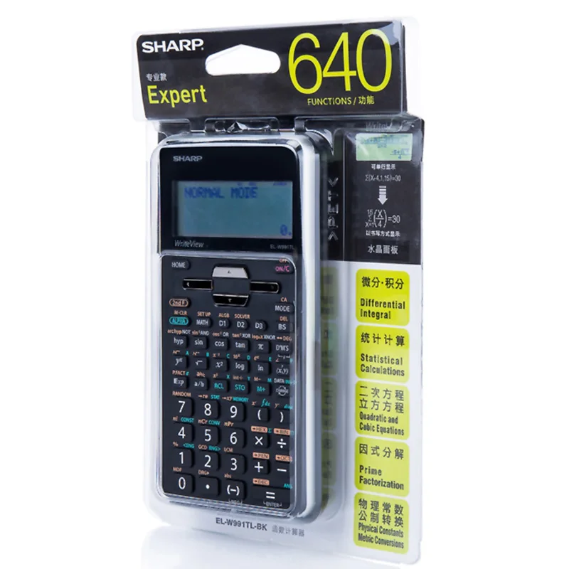Sharp Scientific Function Calculator EL W991TL физика соревнование колледж вход экзамены