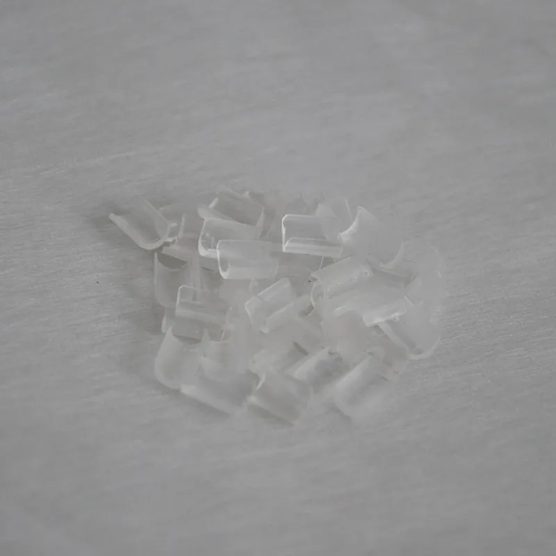 Черный/коричневый/бежевый/белый наконечник для ногтей кератин u образная форма