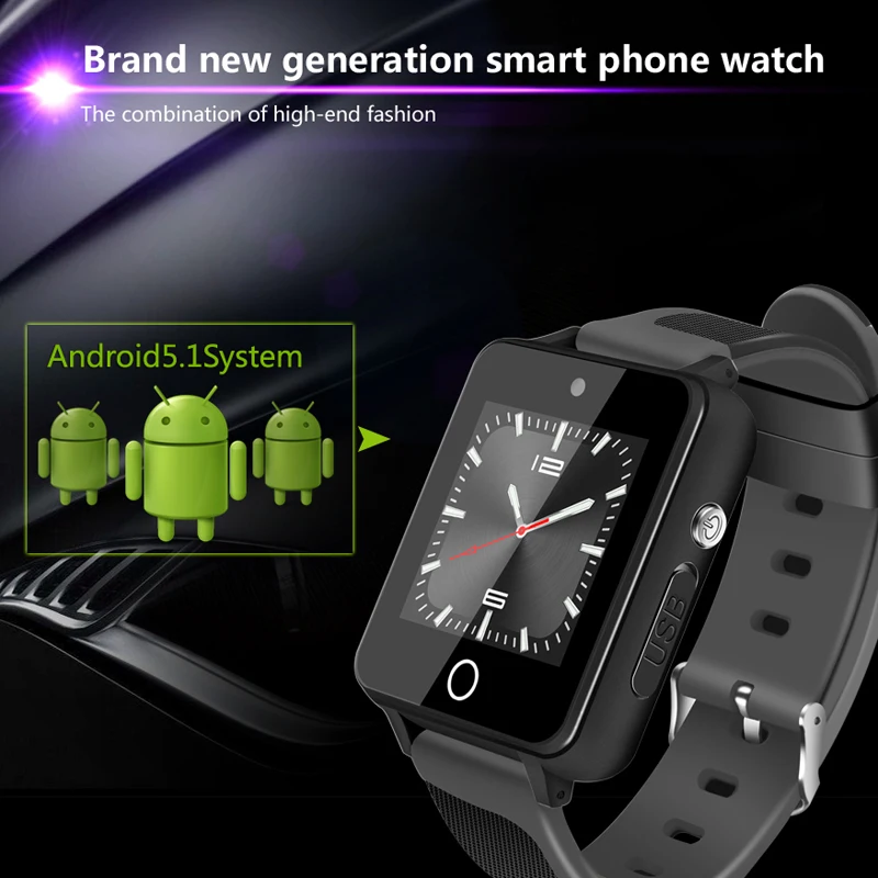 WQ S9 Android Смарт-часы 3G WiFI умные часы 5 1 MTK6580 512M + 4G с камерой 2.0MP GPS трекер активности