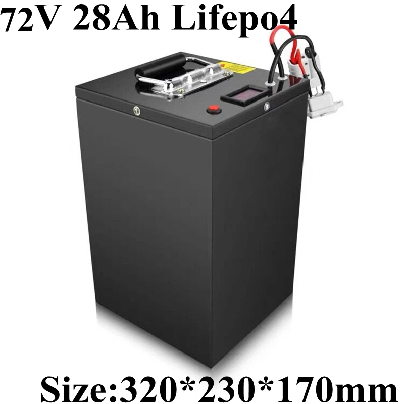 Батарея питания 72В 28Ah не 18650 lifepo4 аккумуляторная батарея портативный